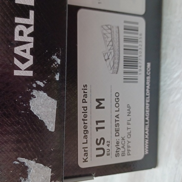 KARL LAGERFELD PARIS Desta Slip-On Espadrille Platform Flats NIB - Picture 8 of 8